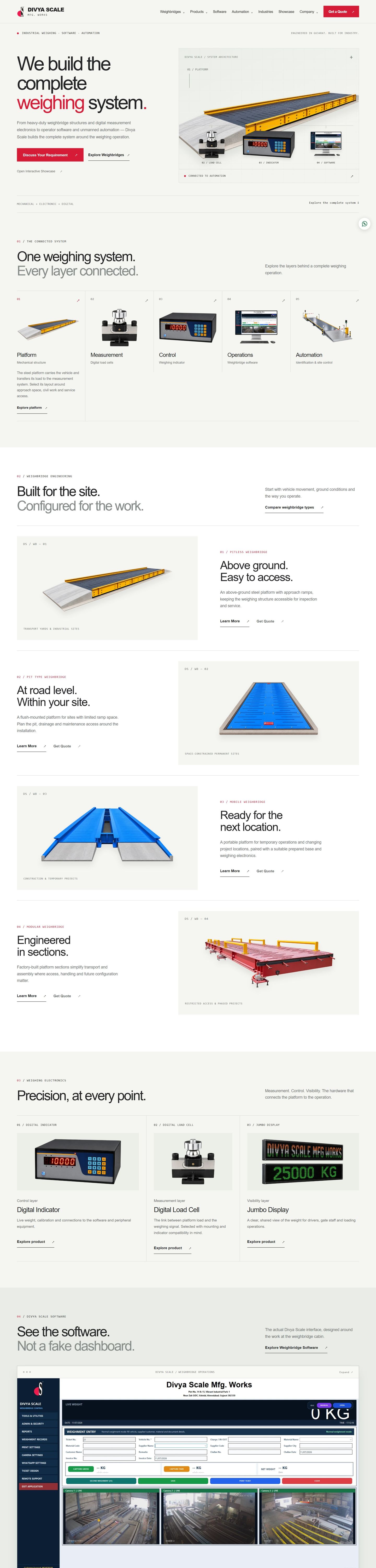 Divya Scale website